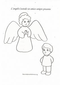 Disegni sull 39 angelo di dio maestrarenata for Immagini di angeli da stampare